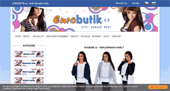Desktop Screenshot of eurobutik.cz